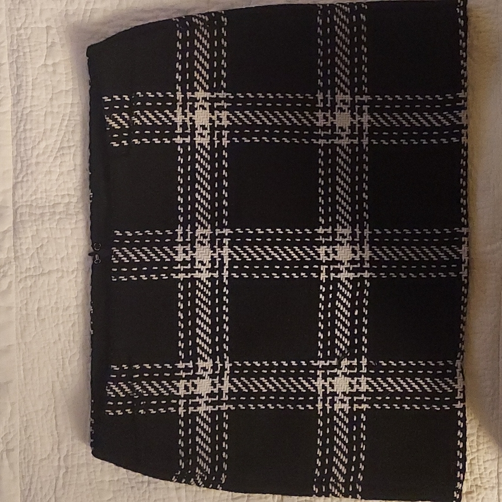 Black and White Miniskirt